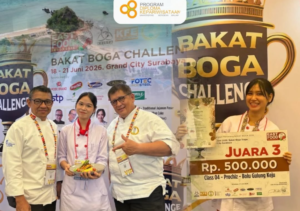 Mahasiswa Diploma Kepariwisataan UNMER Malang Raih Prestasi Nasional di Bakat Boga Challenge 2026